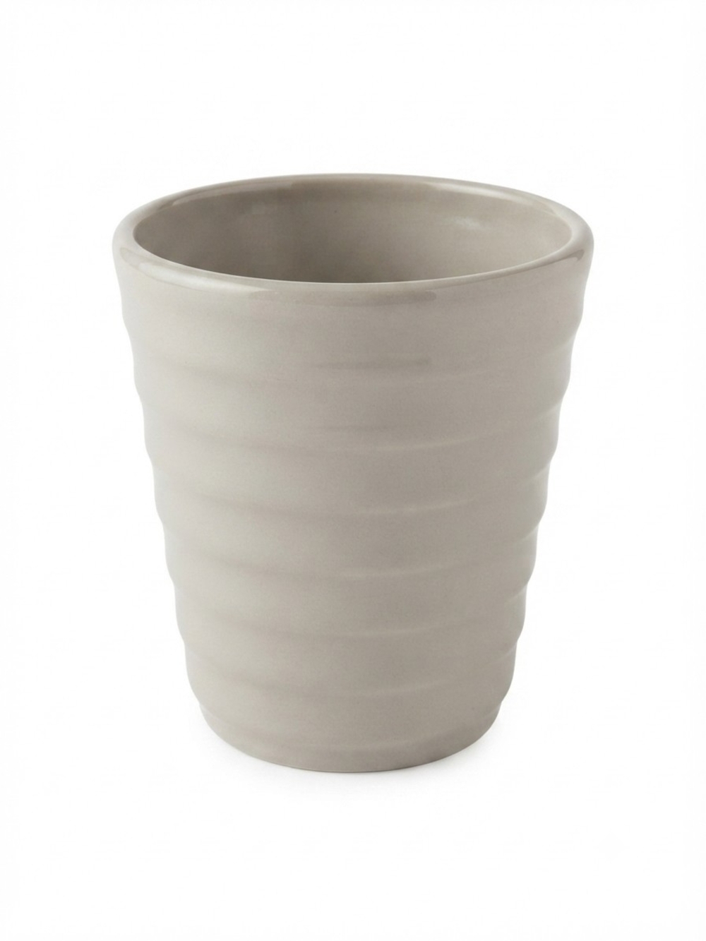 Ribbed Ceramic Plant Pot / Vase, Made in Germany (5 1/4")
